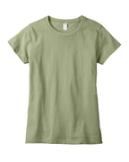 Ladies 44 oz 100% Organic cotton classic Short-Sleeve T-Shirt - BLAcK - S(D0102H7ZQYT)