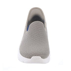 Skechers Women's Hands Free Slip-Ins Go Walk Flex-Relish Sneaker, Taupe/Blue, 6.5 Wide