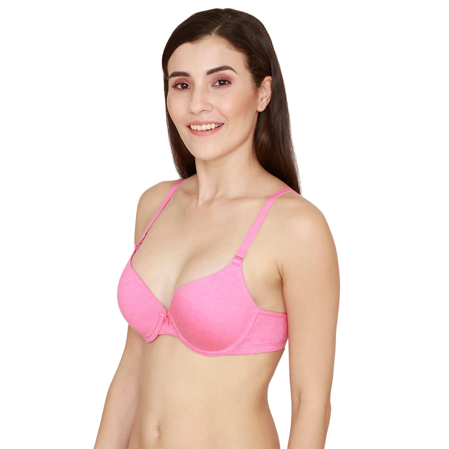 Rosaline by Zivame Womens Polyester Cotton Padded Wired Casual Medium Coverage Bra