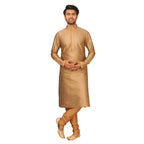 Manyavar MenS Silk Blend Other Kurta (Sosk416_Beige_Xl)