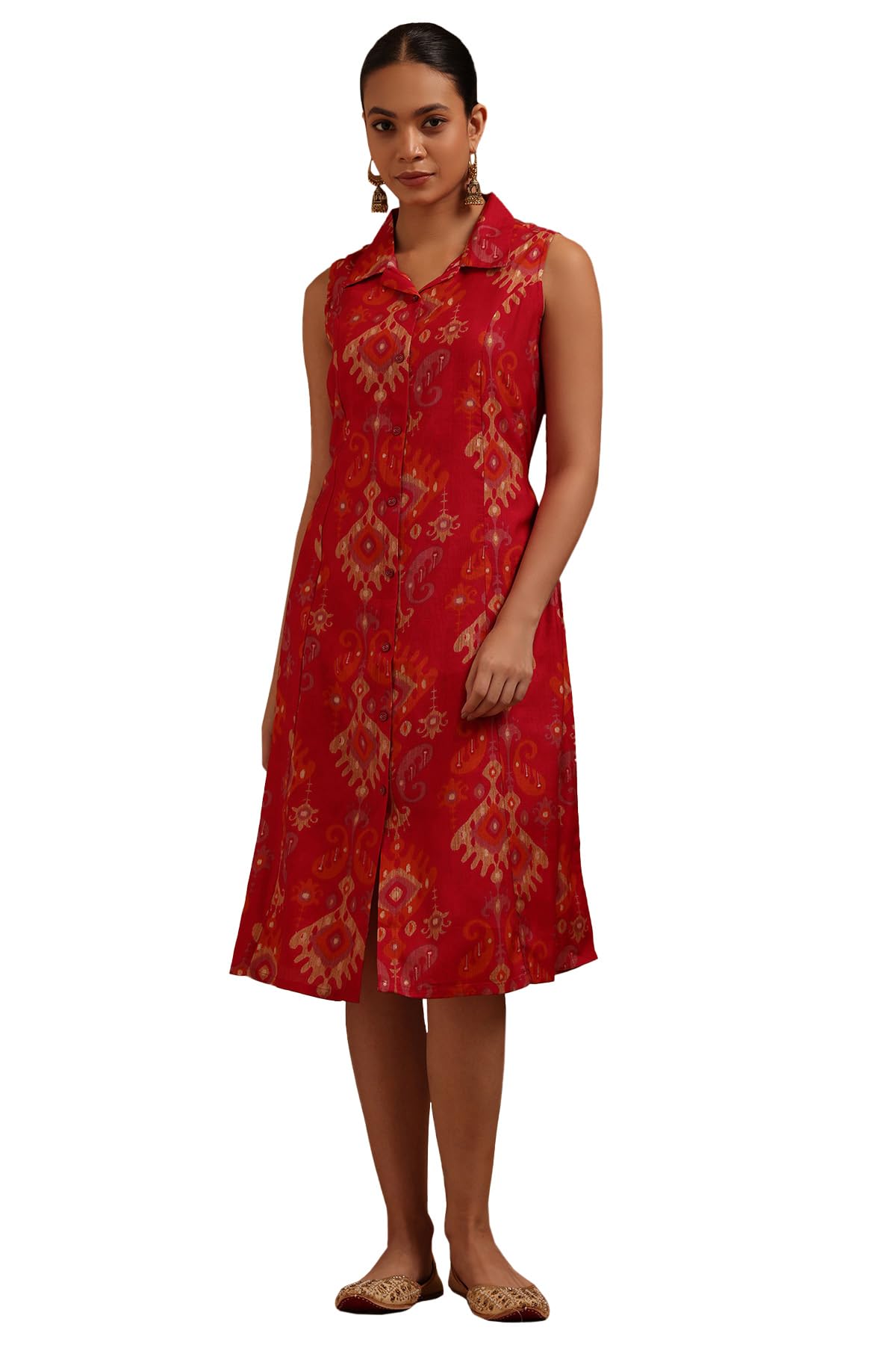 Soch Women Gadwal Paisley Printed Dress