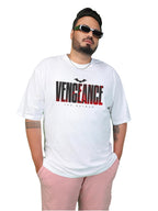 Bewakoof Official DC Merchandise Vengeance Mens Graphic Printed Oversized Fit Half Sleeve Round Neck Cotton Plus Size T-Shirt_6