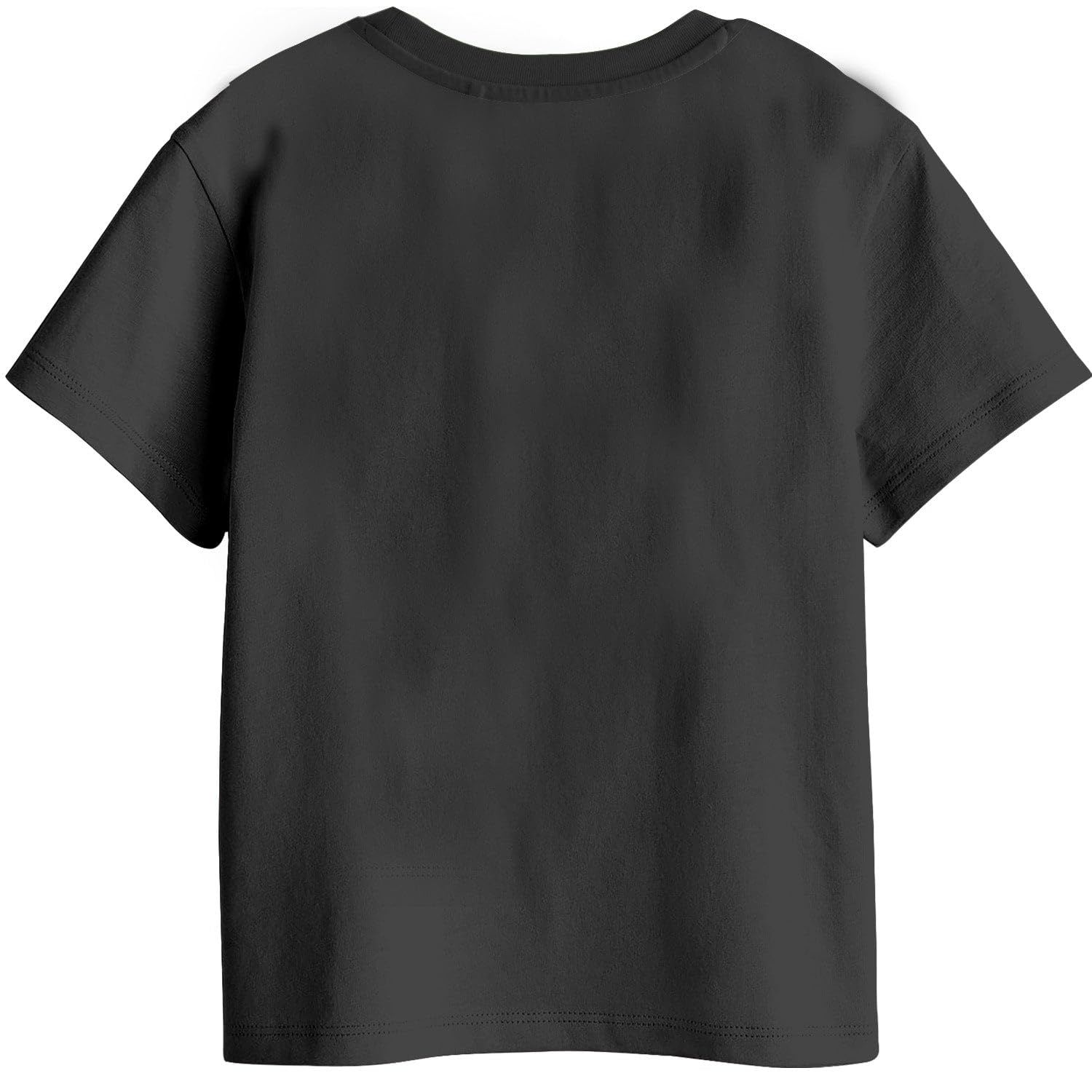 Bon Organik Girls Regular Fit T-Shirt (BON11421_Black