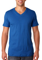Unisex Jersey Short-Sleeve V-Neck T-Shirt - TRUE ROYAL - XS(D0102H78HWP)