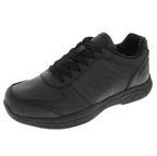 Genuine Grip 160-8M Mens Black Slip-Resistant Athletic Work Shoes - Size 8