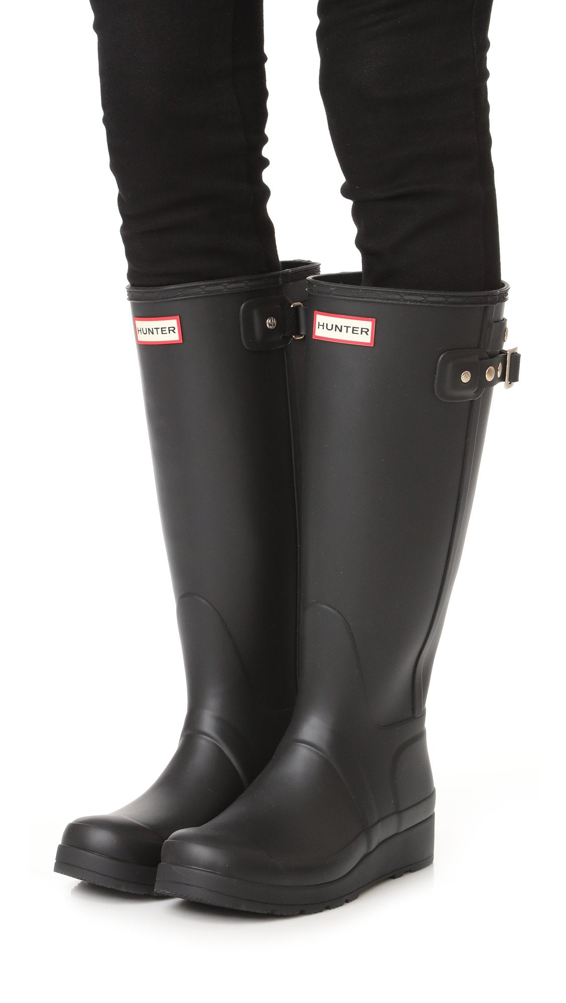 Hunter Women's Original Tall Black Rain Boots - 7 B(M) US