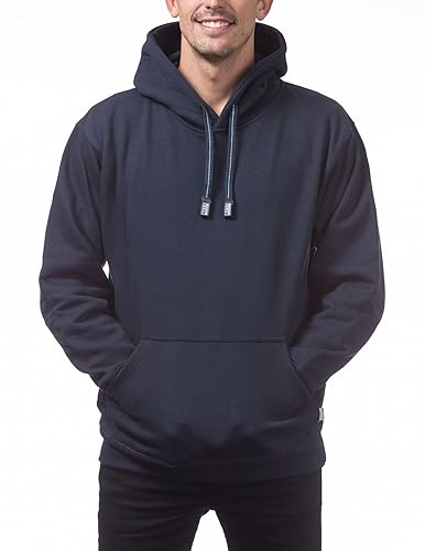 Pro Club Men's Heavyweight Pullover Hoodie (13oz), 3X-Large, Navy