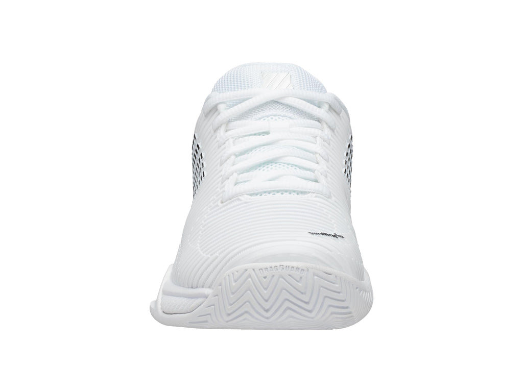 K-Swiss Women's Hypercourt Express 2 Tennis Shoe, White/Black, 8.5 M