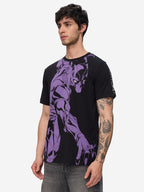 The Souled Store Official Black Panther: The King Mens and Boys Regular fit Graphic Prnited Half Sleeve Cotton Green Color Mens