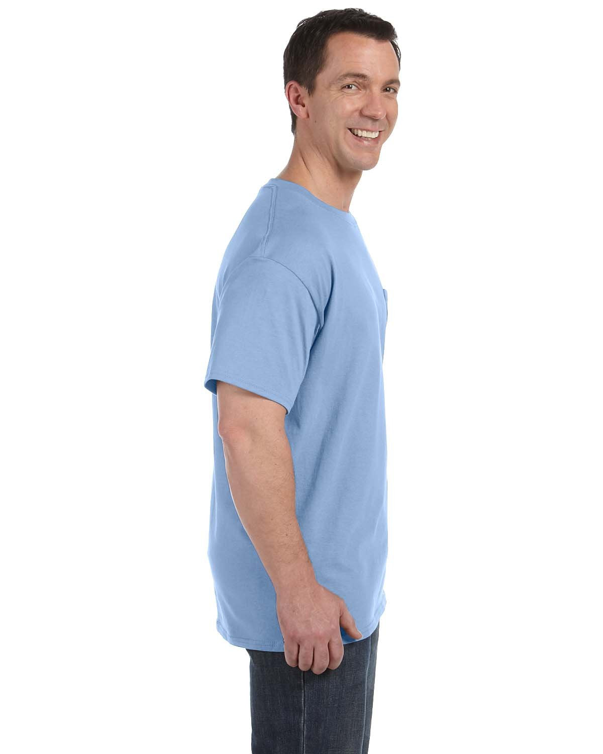 Mens Authentic-T Pocket T-Shirt - ASH - S(D0102H7KQZX)