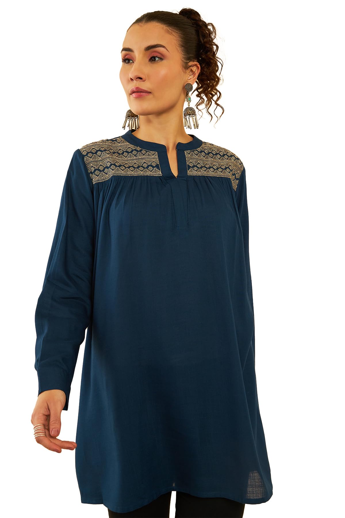 Soch Boys Rayon Embroidered Pajama Top
