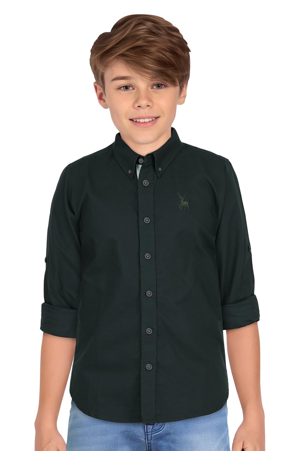 Allen Solly Boys Slim Fit Solid Casual Full Sleeve T-Shirt