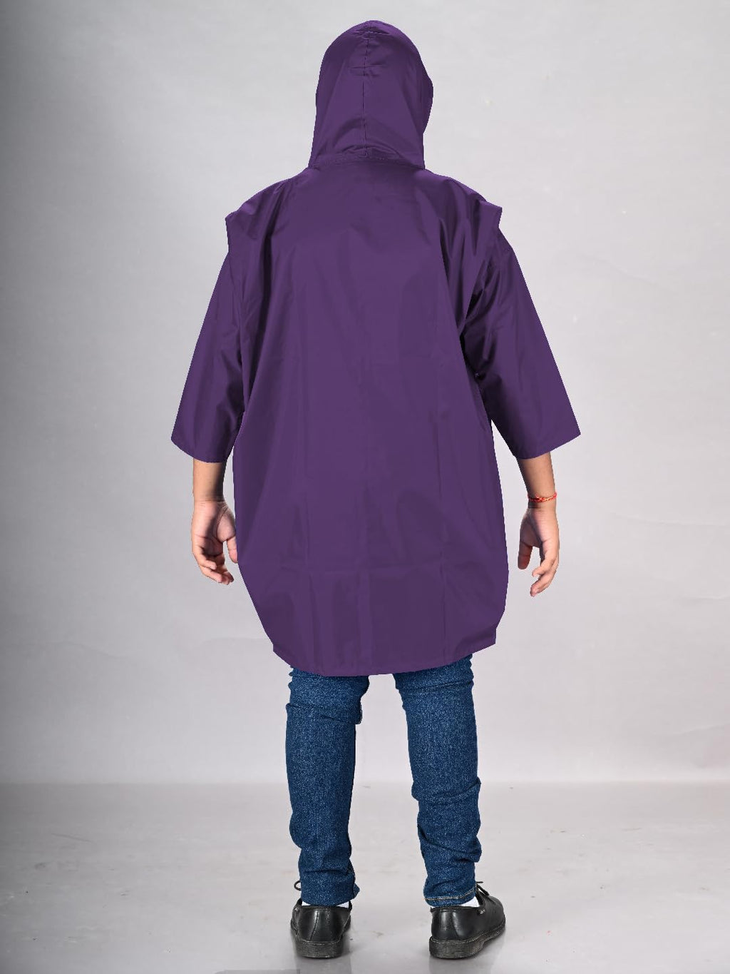 Lux Venus Boys Raincoat With School Bag Cover Purple