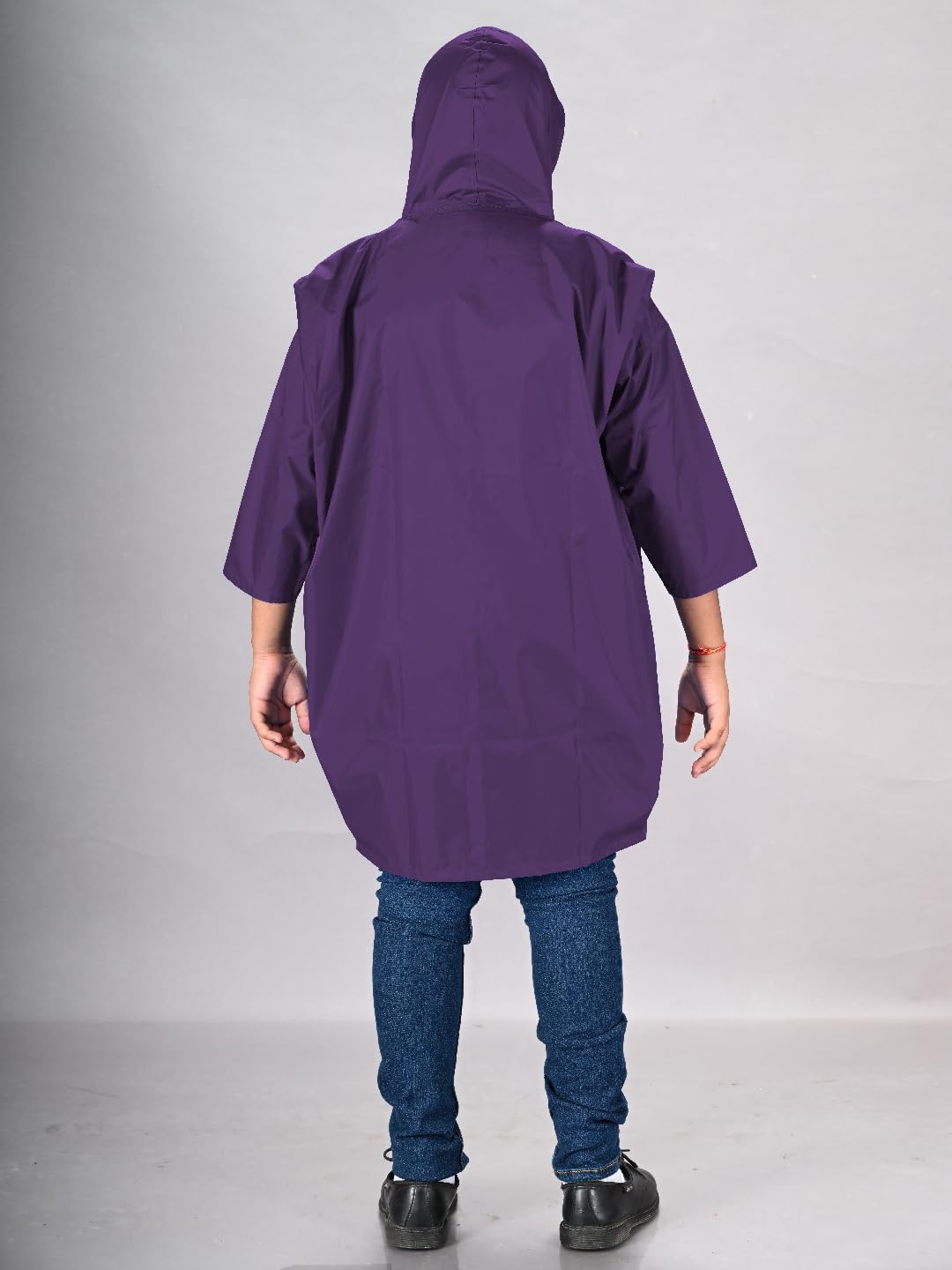 Lux Venus Boys Raincoat With School Bag Cover Purple