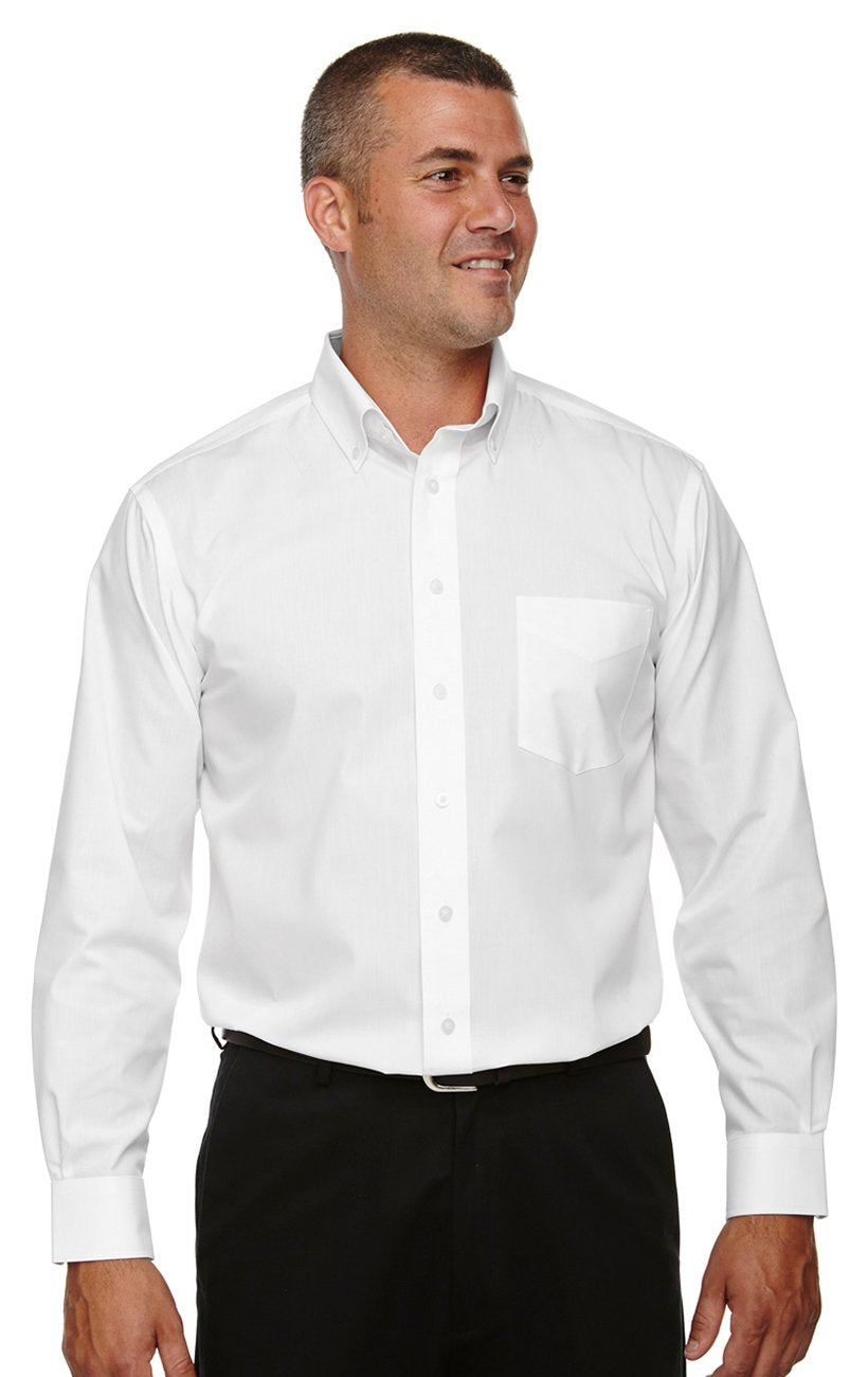 Mens Tall crown Woven collectionSolid Broadcloth - WHITE - XLT(D0102H764I8)