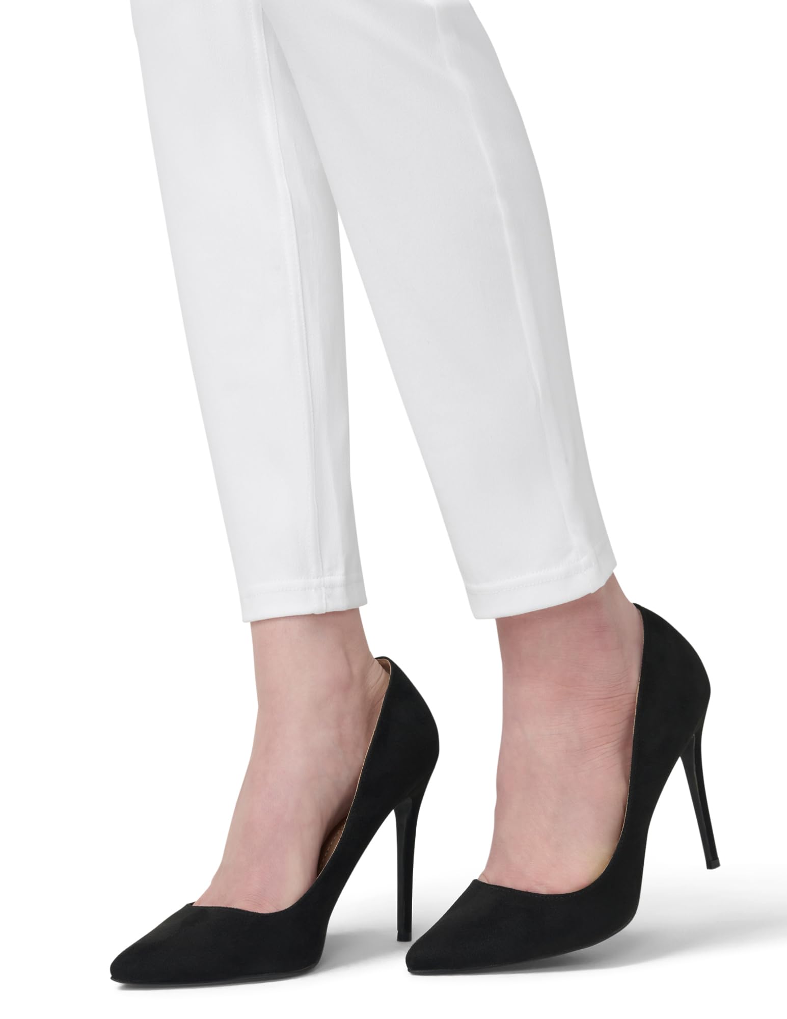 HUE Women's Ultra Soft High Waist Denim Leggings, White, Small