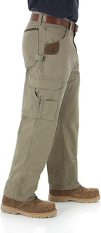 Wrangler Riggs Workwear mens Ranger work utility pants, Bark, 40W x 36L US