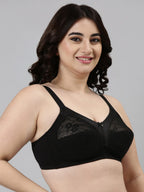 Enamor A015 Super Contouring M-Frame Full Support Bra - Supima Cotton, Non-Padded, Wirefree & Full Coverage