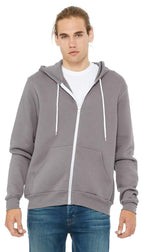 Unisex Sponge Fleece Full-Zip Hooded Sweatshirt - ASPHALT - 2XL(D0102H7WDYX)