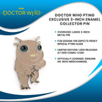 Doctor Who Pting Exclusive 3-Inch Enamel Collector Pin - Limited Edition Durable Metal With Colorful Inlay - Great Gift For Any