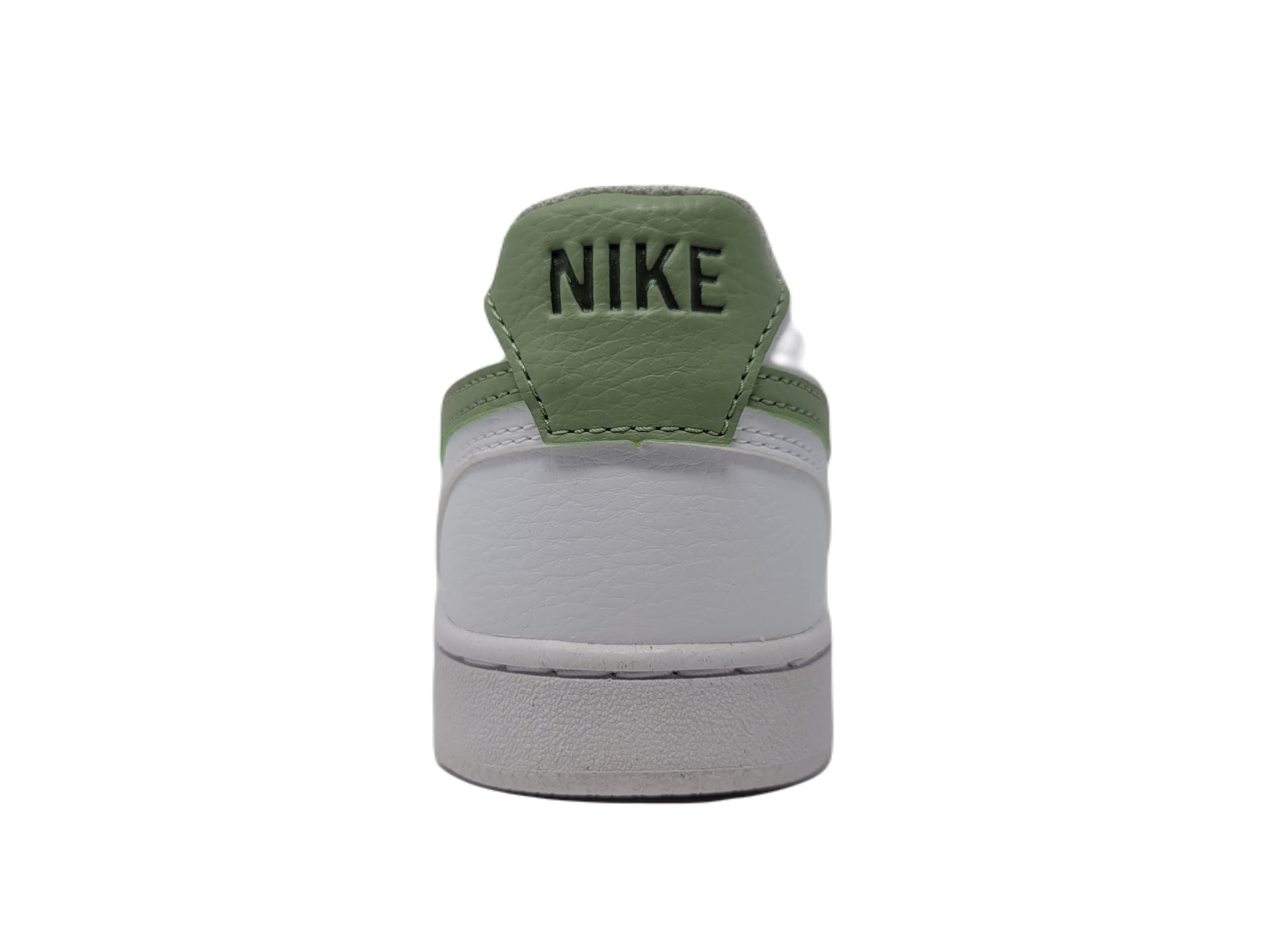 Nike Men's Court Vision Low-Top Sneakers, White Green Oil Medium Olive, 11.5