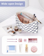 Narwey Small Makeup Bag for Purse Travel Makeup Pouch Cosmetic Bag Zipper Pouch Bags for Women