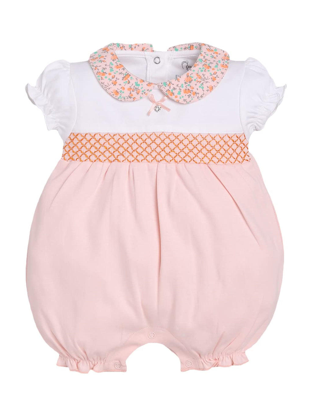 BabyGo Half Sleeves Baby Romper| 100% Cotton Rompers for New Born Baby| Baby Dress | Sleepsuit for Baby Girls| Onesies| 0-3M| 3-