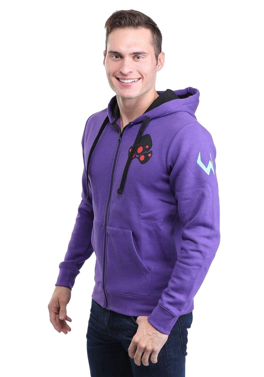 Overwatch Ultimate Widowmaker Purple Zip-Up Hoodie  X-Small