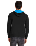 Next Level Unisex French Terry Pullover Hoody XL BLACK/ TURQUOISE
