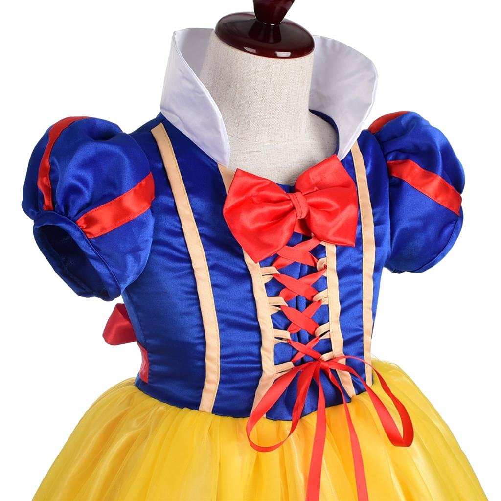 Dressy Daisy Baby-Girls' Princess Costume with Accessories Fancy Dresses Up Halloween Party With Red Ribbon Size 18-24 Months