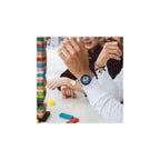 Bulova Men's Modern Stainless Steel 3-Hand Automatic Watch, Blue Skeleton Dial Style: 96A204