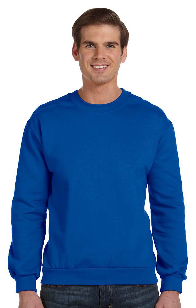 Anvil Crewneck Sweatshirt. 71000 M Heather Grey