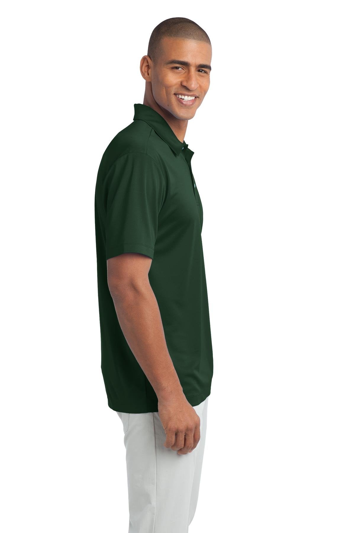 Port Authority Men's Silk Touch Performance Polo M Dark Green