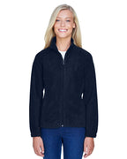 Ladies 8 oz Full-Zip Fleece - BLAcK - XS(D0102H76WYT)