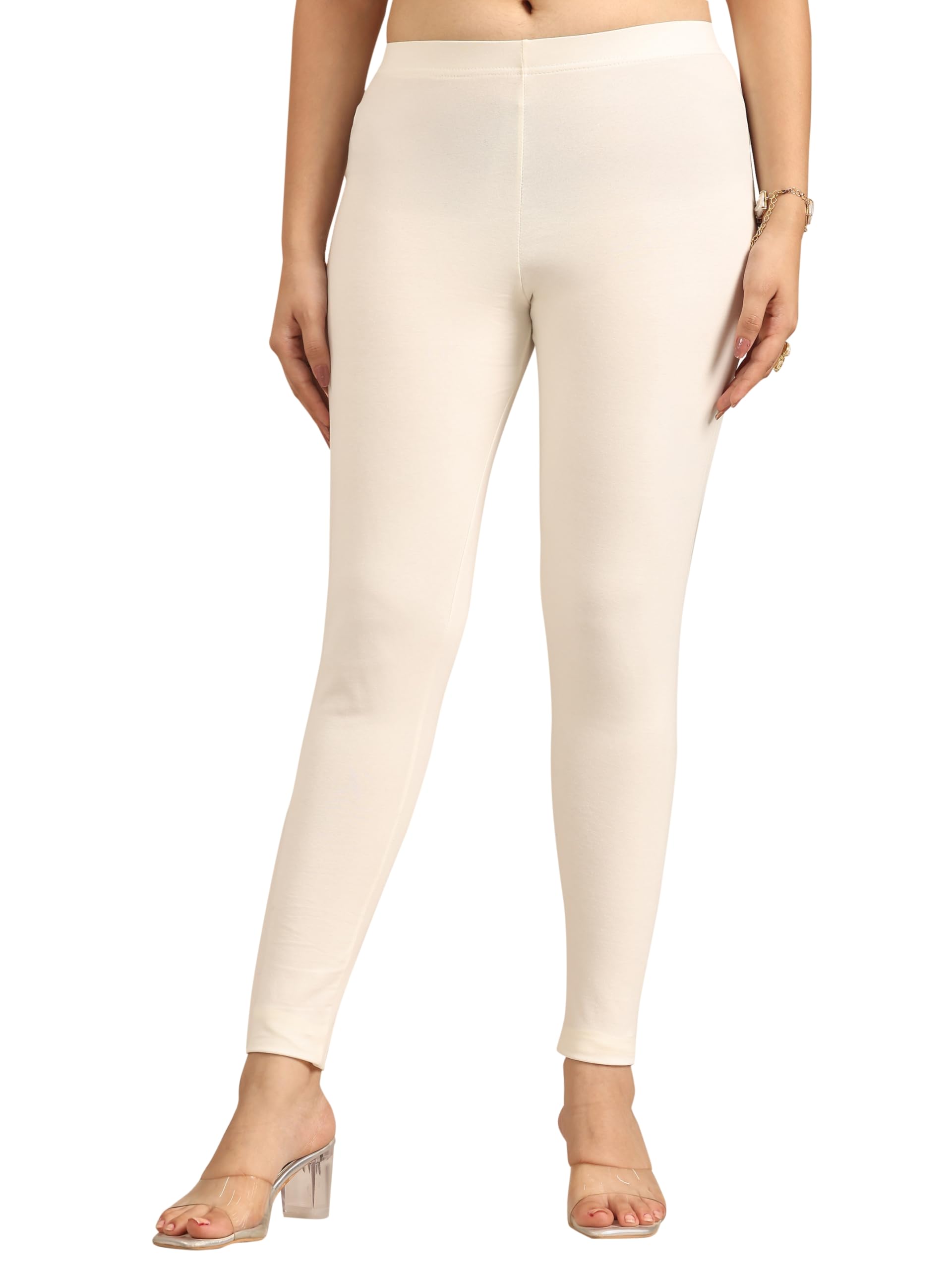 Libas Solid Cotton Leggings for Women (PL1709RXL)