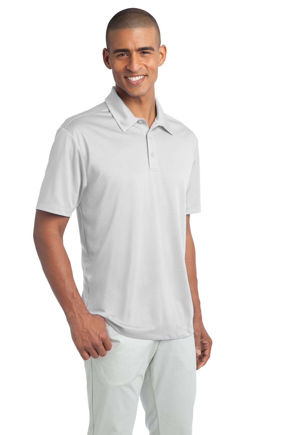 Port Authority Men's Silk Touch Performance Polo M White
