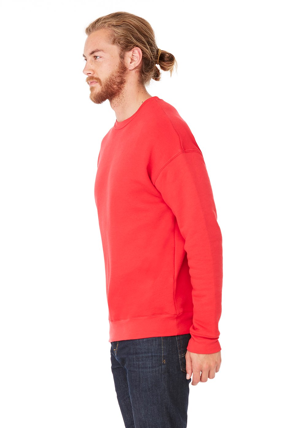 Unisex Drop Shoulder Fleece - WHITE - XS(D0102H7W976)