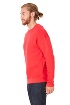 Unisex Drop Shoulder Fleece - WHITE - XS(D0102H7WSU8)