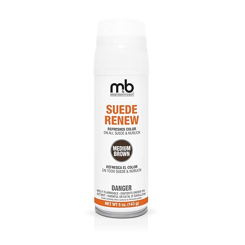 Moneysworth & Best Suede Renew Dye, 5 Ounces, Medium Brown