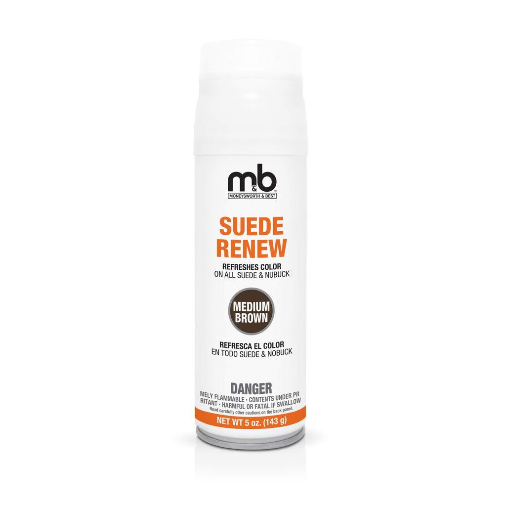 Moneysworth & Best Suede Renew Dye, 5 Ounces, Medium Brown