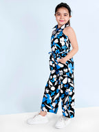 Naughty Ninos Girls Blue Floral Dress Sets(Nn00879Drs)