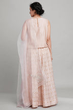 W For Woman Women'S Cotton Blend Top, Skirt, Dupatta