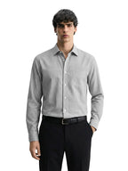 The Indian Garage Co Mens Slim Fit Cutaway Collar Long Sleeves Striped Formal Shirt