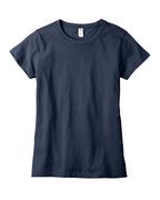 Ladies 44 oz 100% Organic cotton classic Short-Sleeve T-Shirt - BLAcK - S(D0102H7ZQT8)