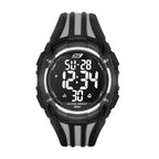 Skechers Men's El Porto Digital Chronograph Watch, Color: Black, Grey (Model: SR1006)