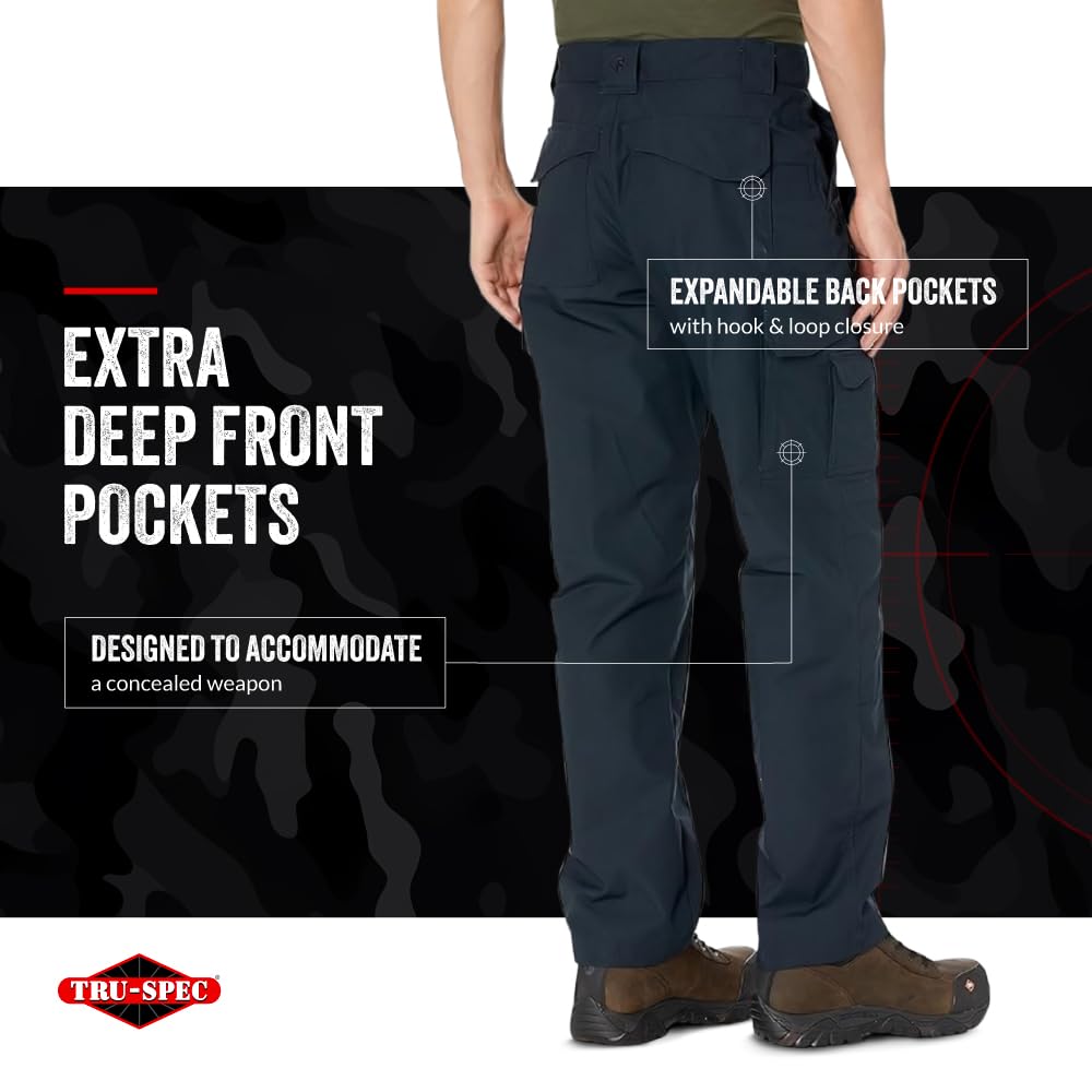 TRU-SPEC Men's Lightweight 24-7 Pant, Dark Navy, 42 x 34-Inch