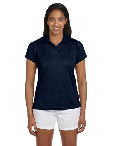 Ladies 4 oz Polytech Polo - WHITE - S(D0102H76N8X)