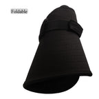 Sun Visor Hats Women Large Brim Summer UV Protection Beach Cap Black