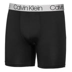 Calvin Klein Mens 3 Pack Chromatic Microfiber Boxer Briefs (Black/Grey/Black, X-Large)