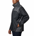 Columbia Men's Glennaker Lake Rain Jacket, Black/Grill, Medium